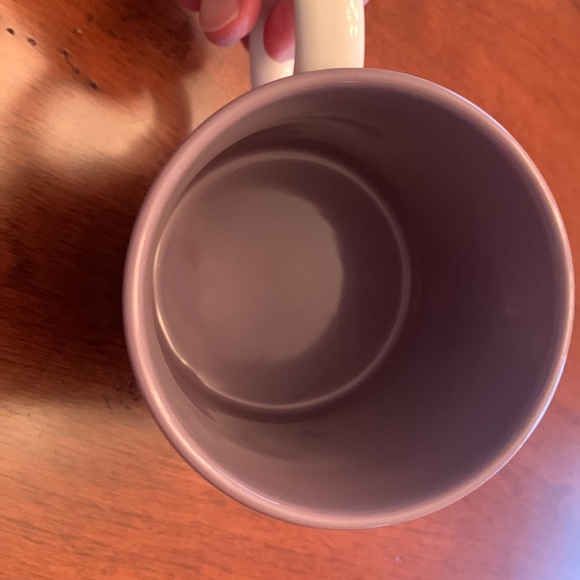 Vibrant Purple Pansy and Green Leaves Coffee Cup/Mug - Picture 3 of 7